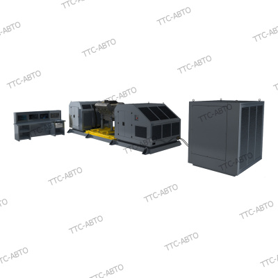 Стенд для испытания и обкатки дизельных двигателей универсальный Kronvuz КС-276-03 30кВт Стенд для испытания и обкатки дизельных двигателей универсальный Kronvuz КС-276-03 30кВт