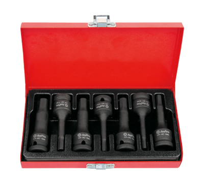 T33262 Набор ударных головок с  вставкой  TORX 1/2" 7 предметов